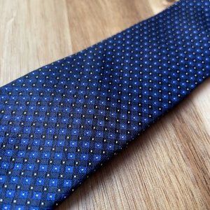 Express Blue on Blue Diamond Tie